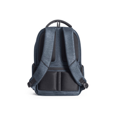 RE-BOSTON. Water-resistant 2Tone recycled nylon laptop backpack with 210D compartment
